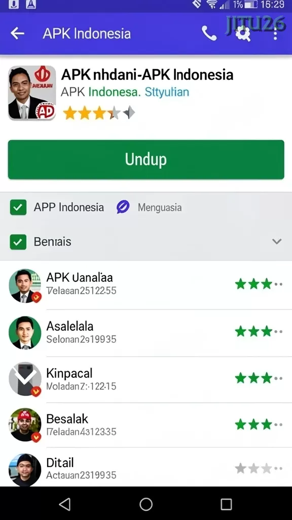 Cuplikan layar RAJAWALI55 — halaman utama