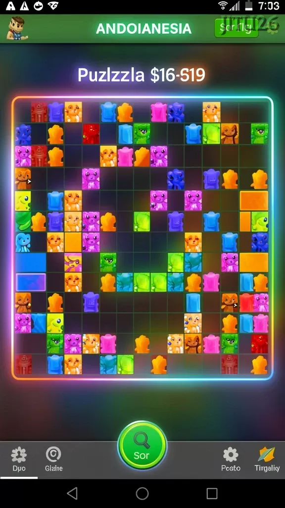 Cuplikan layar PGSPLAY — menu navigasi